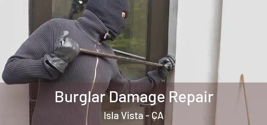 Burglar Damage Repair Isla Vista - CA